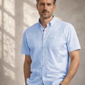Bronte Stretched Striped Shirt Look