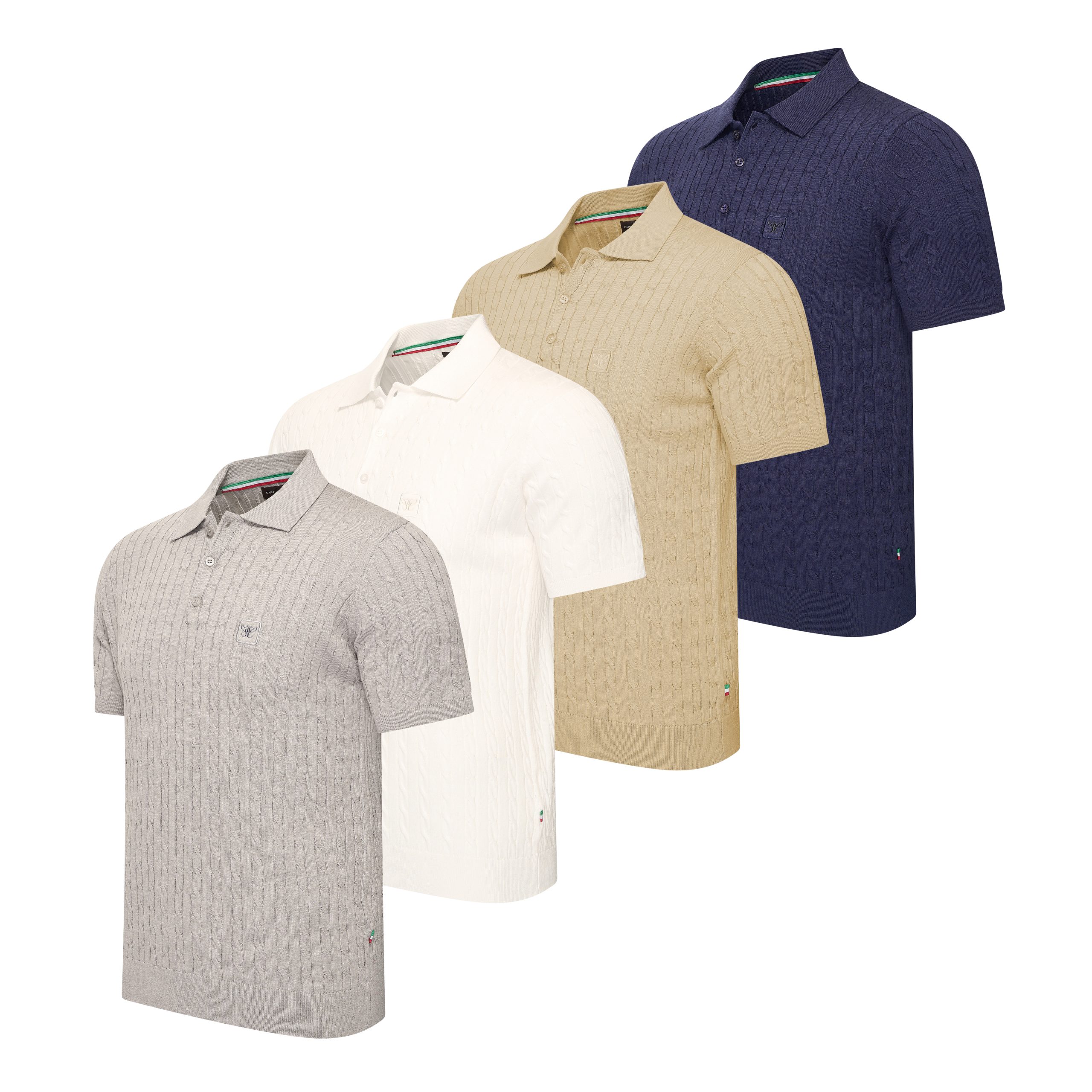 Loreto Cable Knit Crew Neck - obrazek 7