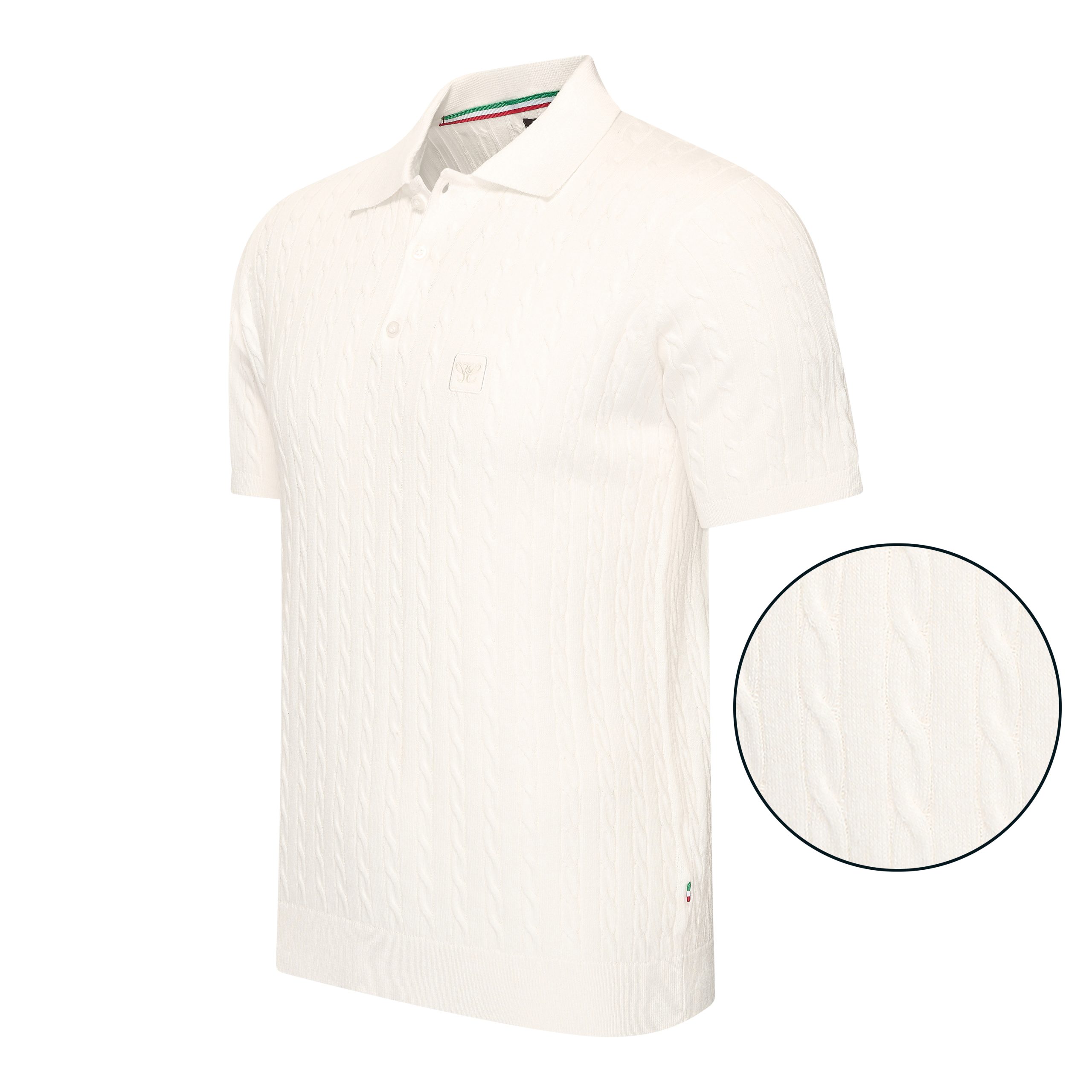 Loreto Cable Knit Crew Neck - obrazek 5