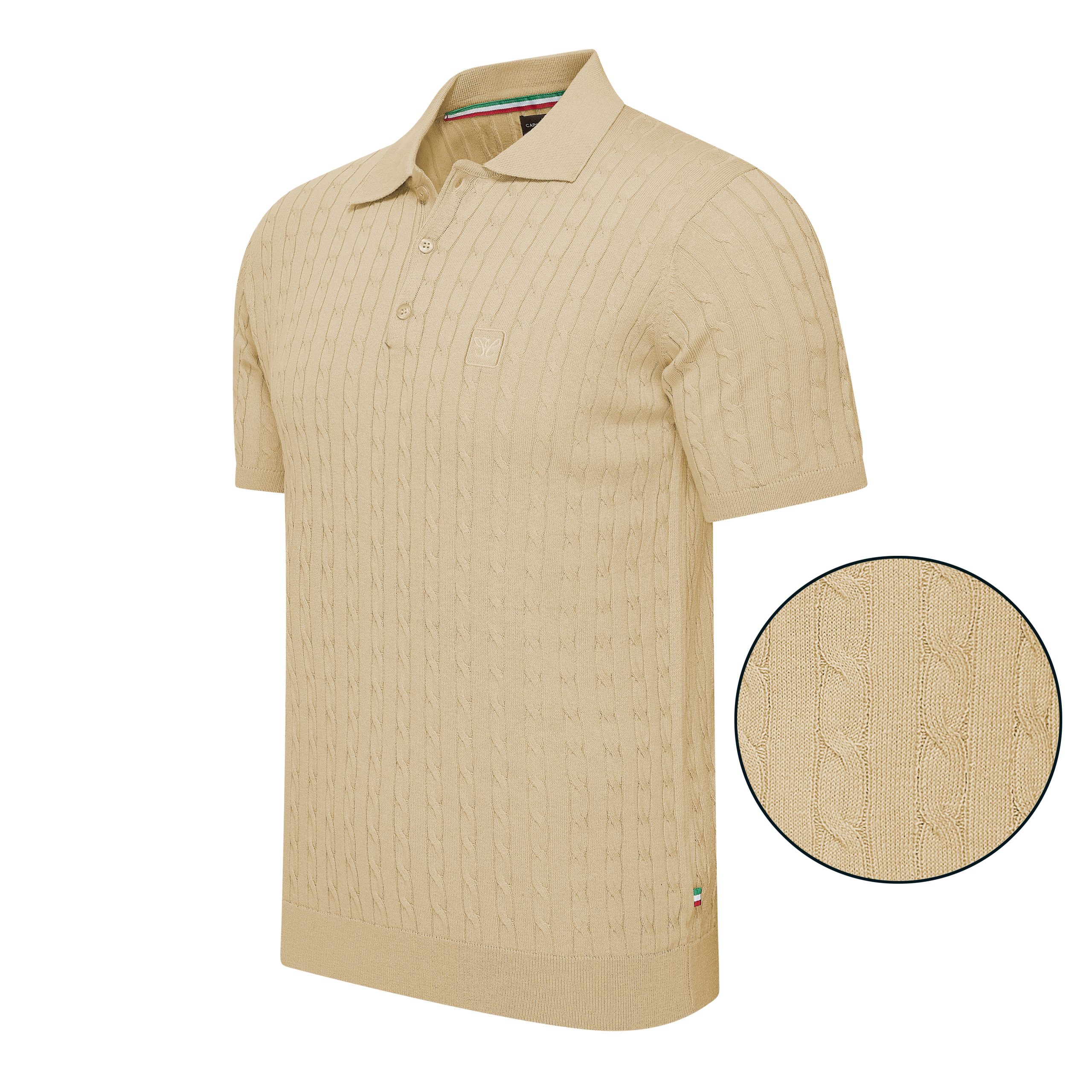 Loreto Cable Knit Crew Neck - obrazek 6